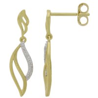 Guest and Philips - Diamond Set, Yellow Gold - White Gold - Earrings 09EADI82517