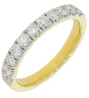 Guest and Philips - Diamond Set, Yellow Gold - White Gold - 18ct D 75pt 11st HET Ring, Size N 18RIDI82363
