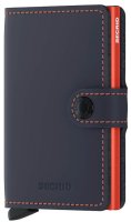 Secrid - Miniwallet, Aluminium Wallet MM-Nightblue&Orange