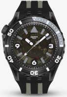 Swatch - Black Sea Nettle, Plastic/Silicone Quartz Watch SSCU09B100
