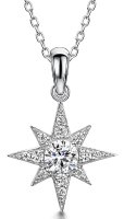 Jools - Cubic Zirconia Set, Sterling Silver - Necklace HBN3007