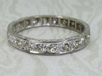Antique Guest and Philips - Diamond Set, White Gold - Full Eternity Ring R5980