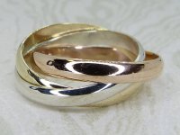 Antique Guest and Philips - Yellow Gold Russian Wedding Ring R5981