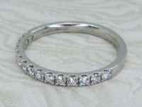 Antique Guest and Philips - Diamond Set, Platinum - Half Eternity Ring R6004