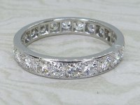 Antique Guest and Philips - Diamond Set, Platinum - Full Eternity Ring R6021