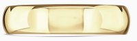 Guest and Philips - Court, Yellow Gold - 18ct Medium Wedding Ring, Size P AN5L-18Y