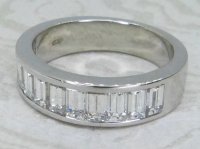 Antique Guest and Philips - Diamond Set, Platinum - Half Eternity Ring R6026