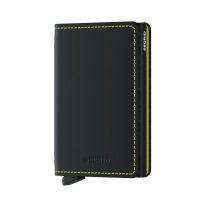 Secrid - Leather Slimwallet SM-BLACK-AND-YELLOW