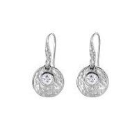 Dower and Hall - Twinkle, White Topaz Set, Sterling Silver - Drop Earrings - TWE42-S-WT
