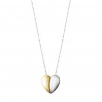 Georg Jensen - Curve, Sterling Silver Heart Necklace - 10017505