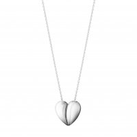 Georg Jensen - Curve, Sterling Silver Heart Necklace