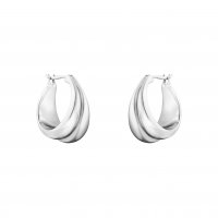 Georg Jensen - Curve, Sterling Silver Earrings 10017502 10017502