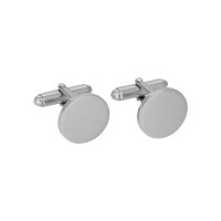 Son of Noa - Sterling Silver - Rhodium Plated - Cufflink, Size 15mm - 467003