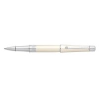 Cross - Beverley, Pearlescent White Lacquer and steel Rollerball Pen