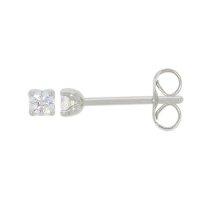 Guest and Philips - Diamond Set, White Gold - 18ct 15pt 2st D Rnd Stud Earrings 18EASD84017