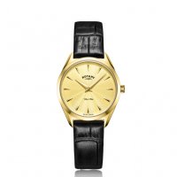 Rotary - Timepiece, Stainless Steel/Tungsten Ultra Slim Watch - LS08013-03