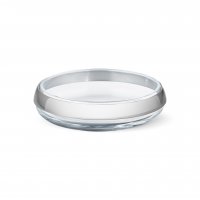 Georg Jensen - Duo, Stainless Steel/Tungsten - Round Bowl with Collar, Size small