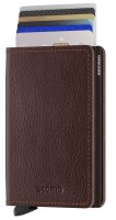 Secrid - Slimwallet, Aluminium Wallet SVg-Espresso-Brown