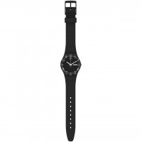 Swatch - OVER BLACK, Plastic - Watch, Size 34mm - GB757