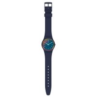 Swatch - LA NIGHT BLUE, Plastic/Silicone - Watch, Size 34mm GN274