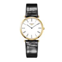 Longines - Le Classique de Longines, Leather - Yellow Gold Plated - Quartz Watch, Size 36mm L47552112