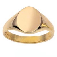 Davran - Yellow Gold - 9ct Signet Ring, Size L