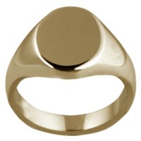 Davran - Yellow Gold - 9ct Signet Ring, Size J