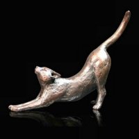 Richard Cooper - Cat Stretching, Bronze Bronze  1061 1061