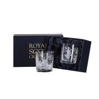 Royal Scot Crystal - Stag, Glass/Crystal - Whisky Tumblers, Size 84mm KINB2WSTAG KINB2WSTAG