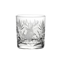 Royal Scot Crystal - Stag, Glass/Crystal - Whisky Tumblers, Size 84mm KIN1WSTAG