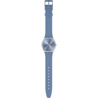 Swatch - Denim Blue, Plastic/Silicone Watch SS08N100
