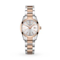 Longines - Conquest Classic, Stainless Steel - Rose Gold Plated - Quartz Watch, Size 29.5mm L22863727