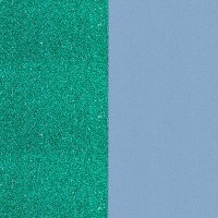 Les Georgettes Paris - Leather - Turquoise Glitter/Sky Blue Band, Size 25mm 702755199EU000
