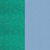 Les Georgettes Paris - Leather - Turquoise Glitter/Sky Blue Band, Size 14mm 702145899EU000