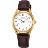 Seiko - Yellow Gold Plated Watch SUR638P1