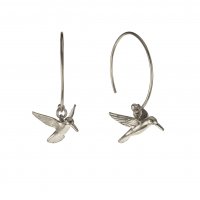 Alex Monroe - Hummingbird, Sterling Silver Earrings SUE3-S