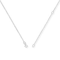 Guest and Philips - White Gold - 9ct Trace Chain, Size 18" CN912L-18