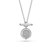 Kit Heath - Revival Eclipse, Cubic Zirconias Set, Sterling Silver - T-Bar Necklace, Size 18" 90409CZ