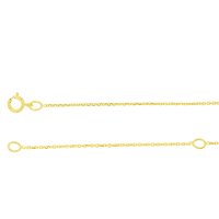 Guest and Philips - Yellow Gold 9ct Fine Rolo Extra Bolt Chain 09CHFA70186