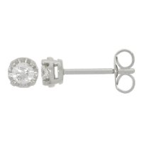Guest and Philips - Diamond Set, White Gold - 9ct D 25pt 2st illus Earrings 09EASD82142