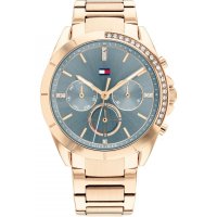 Tommy Hilfiger - Kennedy, Rose Gold Plated - Stainless Steel - Stone Set Two Tone Quartz Watch, Size 38mm 1782386