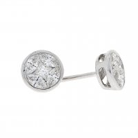 Guest and Philips - D 0.31ct Set, White Gold - 18ct Earrings G163