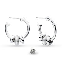 Kit Heath - Tumble, Sterling Silver Hoop Earrings 60195SRP