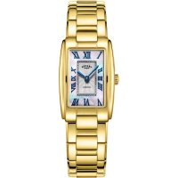 Rotary - Cambridge, Yellow Gold Plated - Stainless Steel - Quartz Watch, Size 21.5 x 33mm LB05438-07