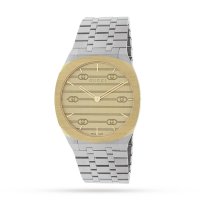 Gucci - Yellow Gold Plated - Stainless Steel - Quartz Watch, Size 34mm YA163403