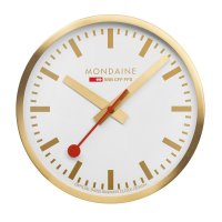 Mondaine - Plastic/Silicone - Clock, Size 25cm A990.CLOCK.18SBG