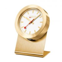 Mondaine - Magnetic Clock, Plastic - Aluminium - Clock, Size 50mm A660.30318.82SBG