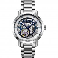 Rotary - Greenwhich Skeleton, Stainless Steel - Automatic Watch, Size 38mm GB05356-05