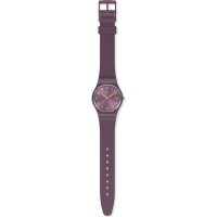 Swatch - Pearly Purple, Plastic/Silicone - Quartz Watch, Size 34mm GV403