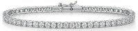 Jools - Cubic Zirconia Set, Sterling Silver - Tennis Bracelet HBB1001